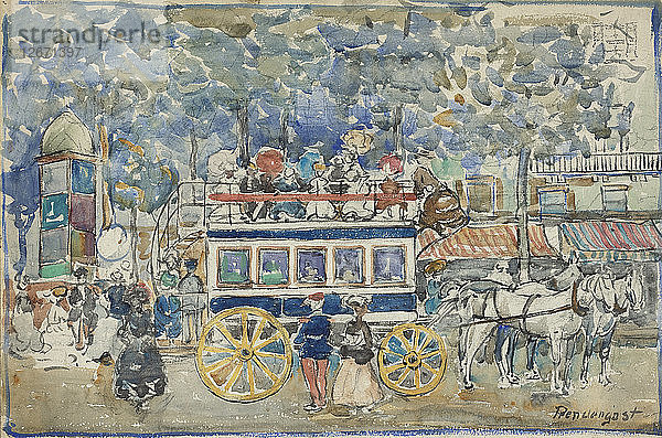 Der Pariser Omnibus  1904.