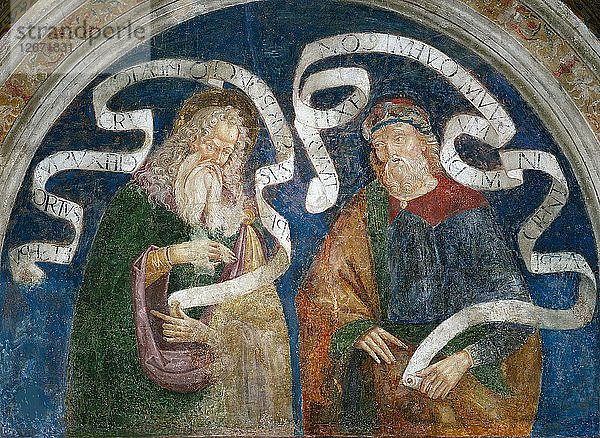Der Apostel Jakobus der Große und der Prophet Zephanja  1492-1495.