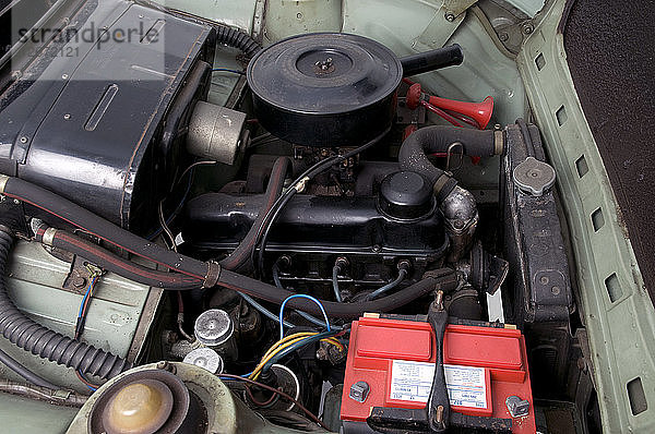 1966 Ford Anglia Super 105E Motor Künstler: Unbekannt.