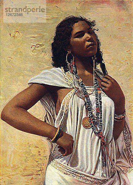 Eine arabische Frau  1912. Künstler: Unbekannt.