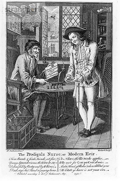 The Prodigals Nurse or Modern Heir  1750.