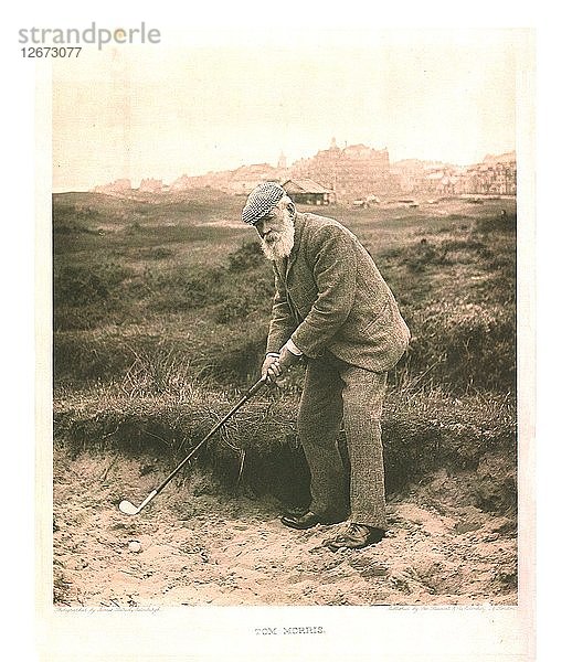 Tom Morris  um 1905. Künstler: James Patrick.