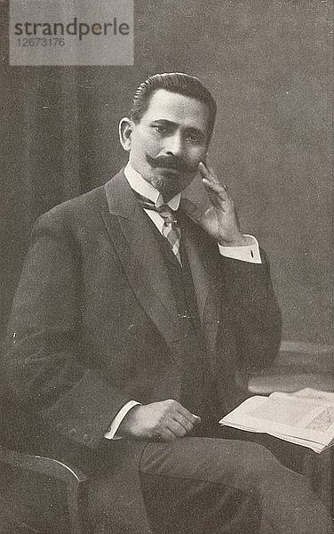 Dr. Belisario da Silva Tavora. Zuletzt Polizeipräsident von Rio de Janeiro  1914. Künstler: Unbekannt.