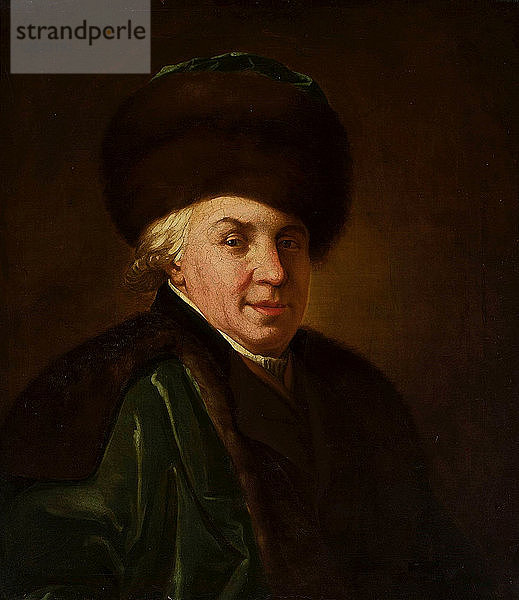 Porträt des Dichters Gavriil Romanovich Derzhavin (1743-1816)  um 1801.