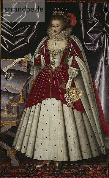 Porträt von Lucy Russell  Gräfin von Bedford (1580-1627)  geborene Harington  1600er Jahre.