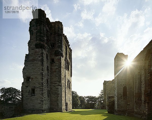 Ashby De La Zouch Castle  Leicestershire  1990. Künstler: John Critchley.