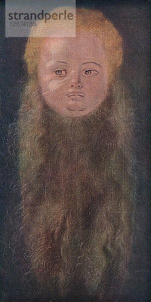 Bildnis eines Jungen mit langem Bart  1527  (1939). Künstler: Albrecht Dürer.