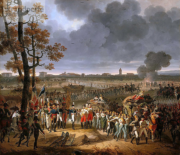 Die Belagerung von Mantua. Wurmser kapitulierte am 2. Februar 1797 vor Jean Sérurier  1812.