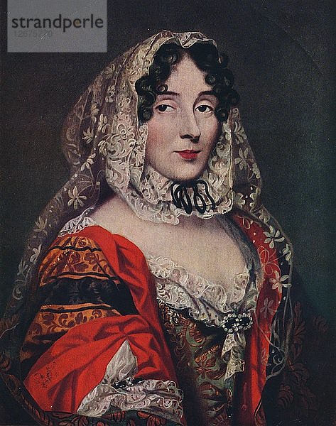 Princesse des Ursins  Anne Marie de La Tremoille  um 1670  (1939). Künstler: Unbekannt.
