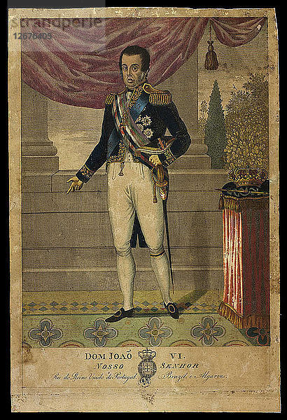 König Johann VI. von Portugal (1767-1826).
