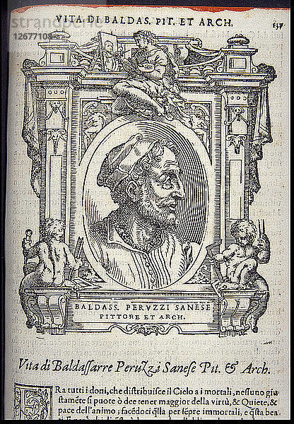 Baldassare Peruzzi  um 1568.
