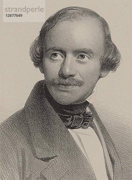Porträt des Komponisten Julius Benedict (1804-1885)  1870.