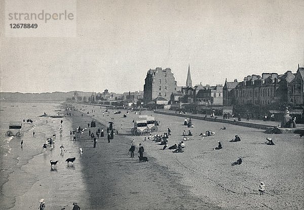 Portobello - Der Strand  1895. Künstler: Unbekannt.