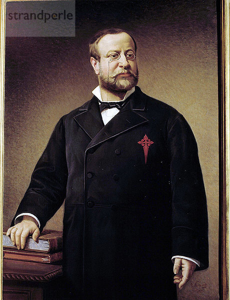 Francisco de Borja Queipo del Llano und Gayoso de los Cobos. (1840-1890)  spanischer Politiker  war?