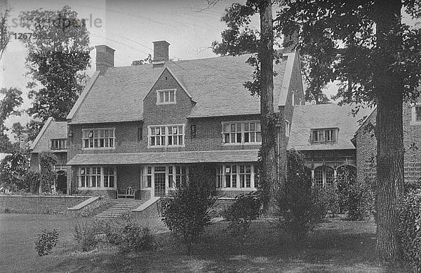 Gartenfront  Haus von Harry C. Black  Guilford  Baltimore  Maryland  1923. Künstler: Unbekannt.