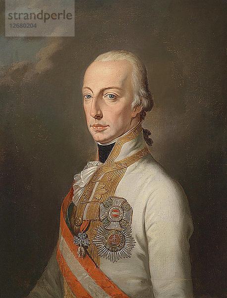 Porträt des Heiligen Römischen Kaisers Franz II. (1768-1835)  um 1820.