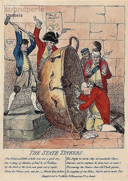 Die staatlichen Kesselflicker  1780.