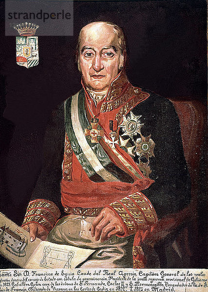 Francisco Ramón de Eguia (1750-1827)  spanischer General und Minister  der die Constitutio?