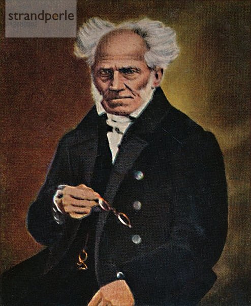 Arthur Schopenhauer 1788-1860  1934. Künstler: Unbekannt.