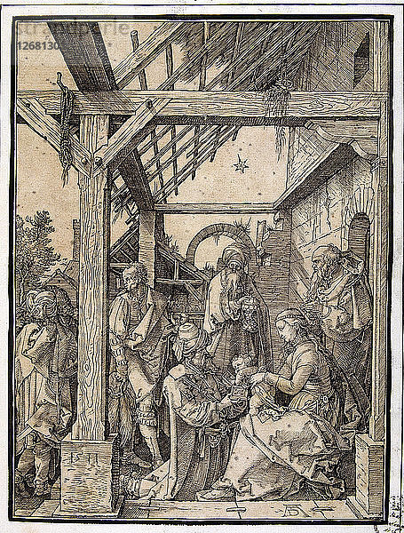 Anbetung der Könige  von Albrecht Dürer.