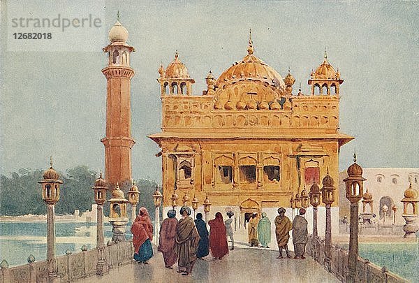 Der Goldene Tempel  Amritzar  um 1880 (1905). Künstler: Alexander Henry Hallam Murray.