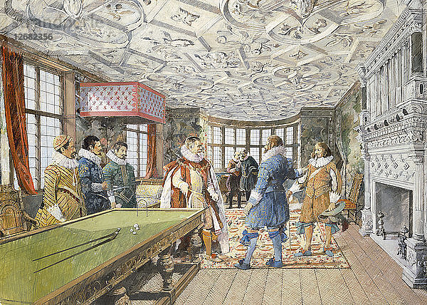 Kirby Hall  frühes 17. Jahrhundert  (c1990-2010). Künstler: Ivan Lapper.