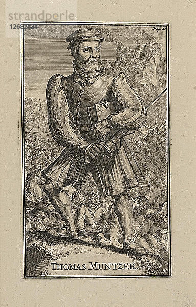 Porträt von Thomas Müntzer (um 1489-1525).