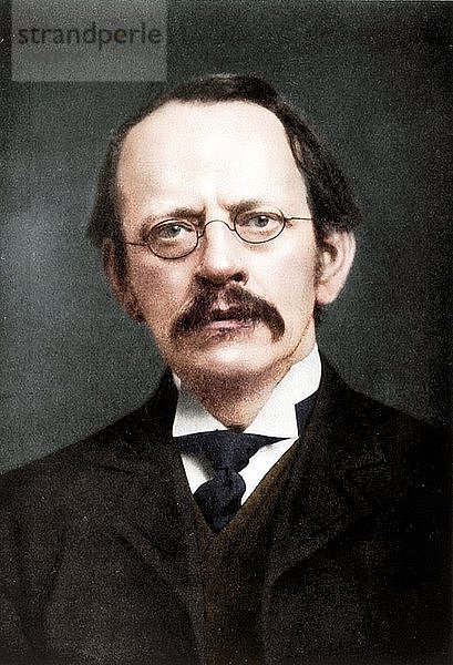 JJ Thomson  britischer Physiker  ca. 1896 bis 1915. Künstler: Unbekannt.