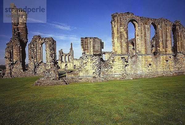 Byland Abbey  gegründet im 12. Jahrhundert  Yorkshire  England  20. Jahrhundert. Künstler: CM Dixon.