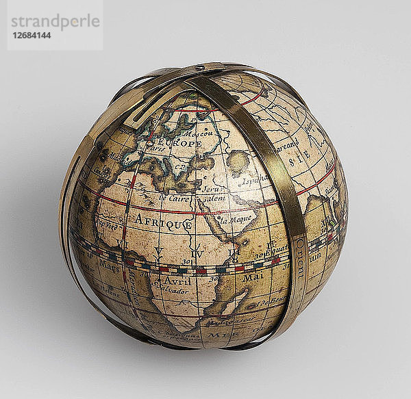 Terrestrischer Globus  1720.