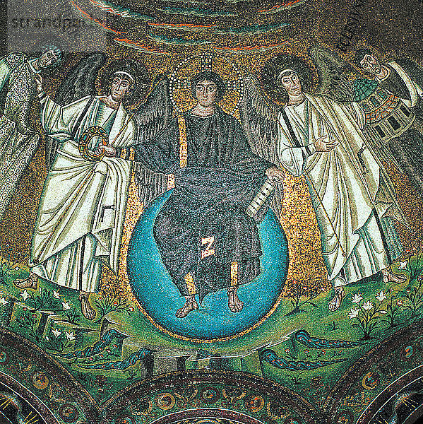 Mosaik in der Apsis von San Vitale.