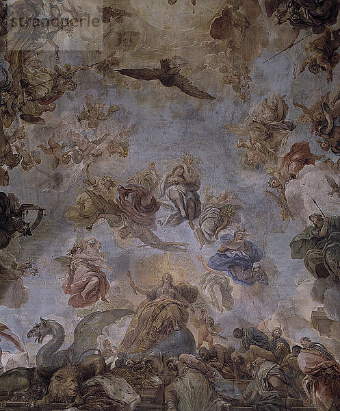Fresken im Gewölbe des Cason del Buen Retiro  von Luca Giordano.