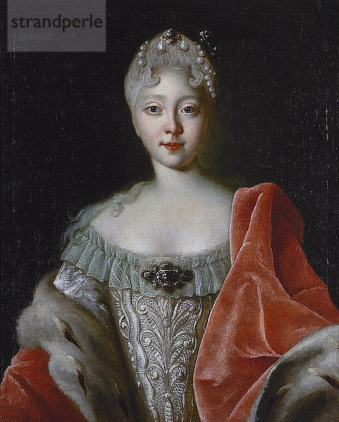 Porträt der Großfürstin Elisabeth Petrowna (1709-1761).