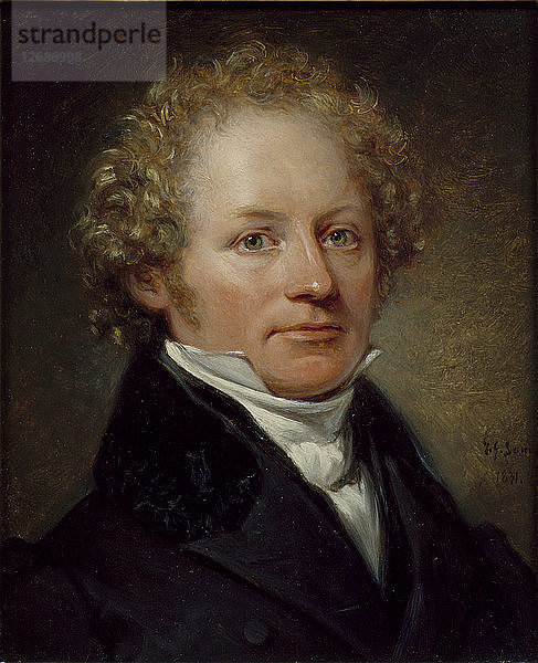 Porträt von Per Daniel Amadeus Atterbom (1790-1855)  1831.