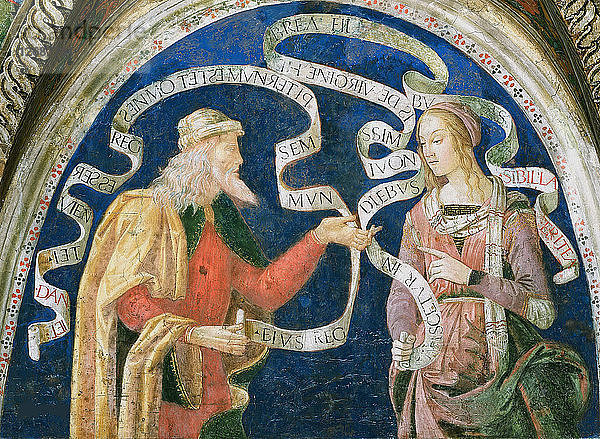 Der Prophet Daniel und die Sibylle von Erythraea  1492-1495.