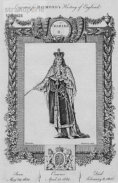 Karl II.  um 1787. Künstler: Unbekannt.