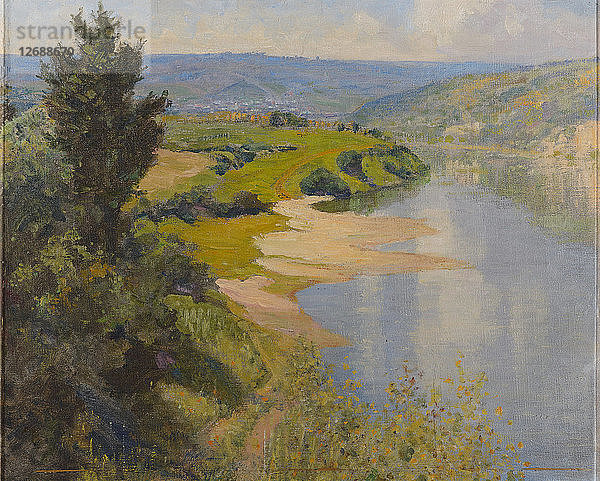 Oka-Fluss im Sommer  1890er Jahre.