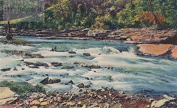 Schnelle Wasser  Cherokee Park  1942. Künstler: Caufield & Shook.