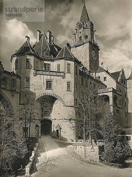 Sigmaringen - Veranda des Schlosses  1931. Künstler: Kurt Hielscher.