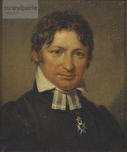 Porträt von Frans Mikael Franzén (1772-1847)  1828.