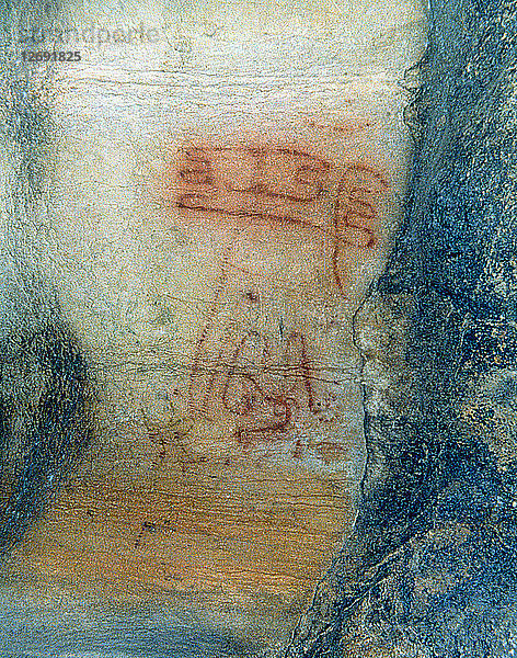 Die geschwungenen Figuren in der Höhle von Pileta (Málaga) wurden vom Abbe Breuil als Korridore für gefangene ?