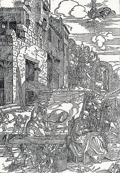 Die Heilige Familie in Ägypten  um 1501-1502  (1906). Künstler: Albrecht Dürer.
