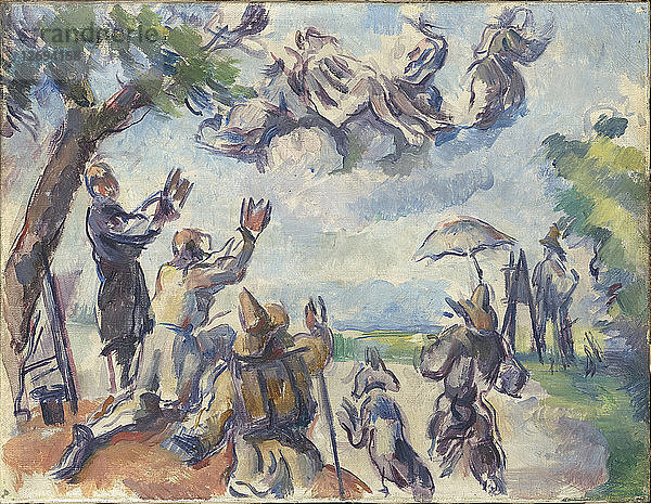 Die Apotheose des Delacroix  1890-1894.