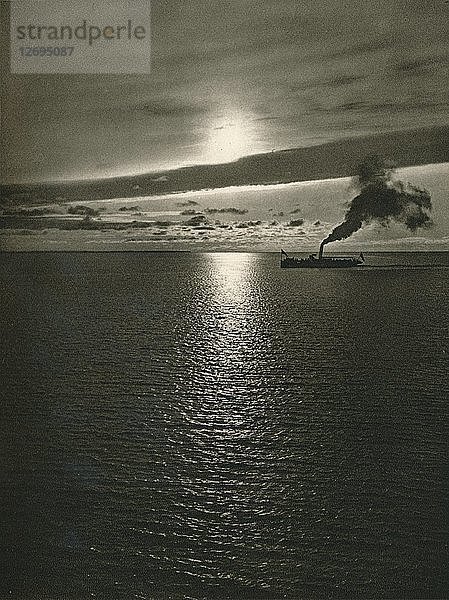 Abend auf dem Meere - Abend auf dem Meere  1931. Künstler: Kurt Hielscher.