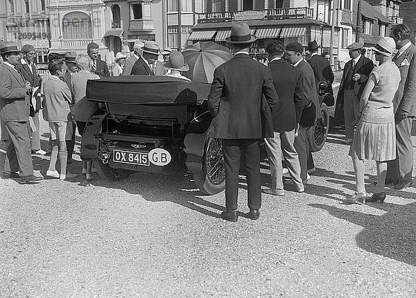 Bentley 4-Sitzer von SK Thornley  Boulogne Motor Week  Frankreich  1928. Künstler: Bill Brunell.