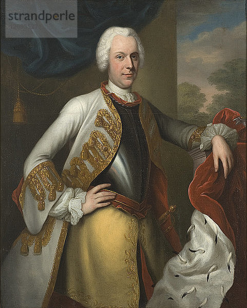 Porträt von Adolph Friedrich (1710-1771)  König von Schweden.