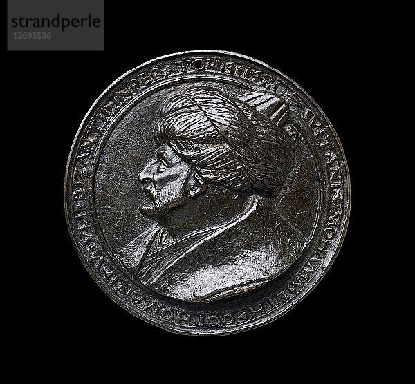 Renaissance-Medaille  1481. Künstler: Unbekannt.
