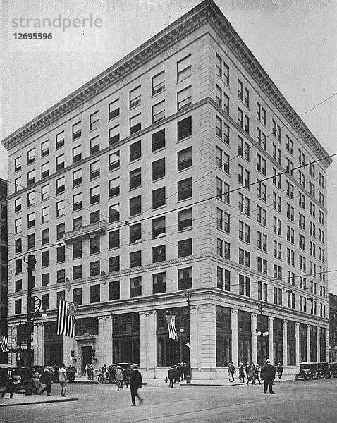 Gesamtansicht eines Bürogebäudes  1924. Künstler: Unbekannt.