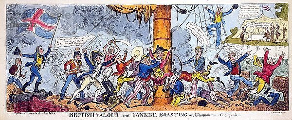 Britische Tapferkeit und Yankee-Angeberei oder: Shannon gegen Chesapeake  1813.