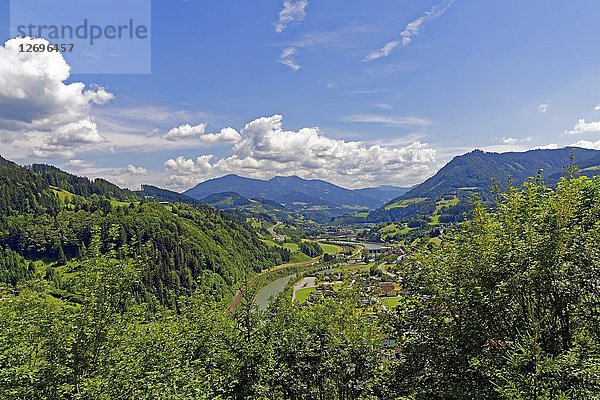 Salzach  Salzburger Land  Österreich  Europa